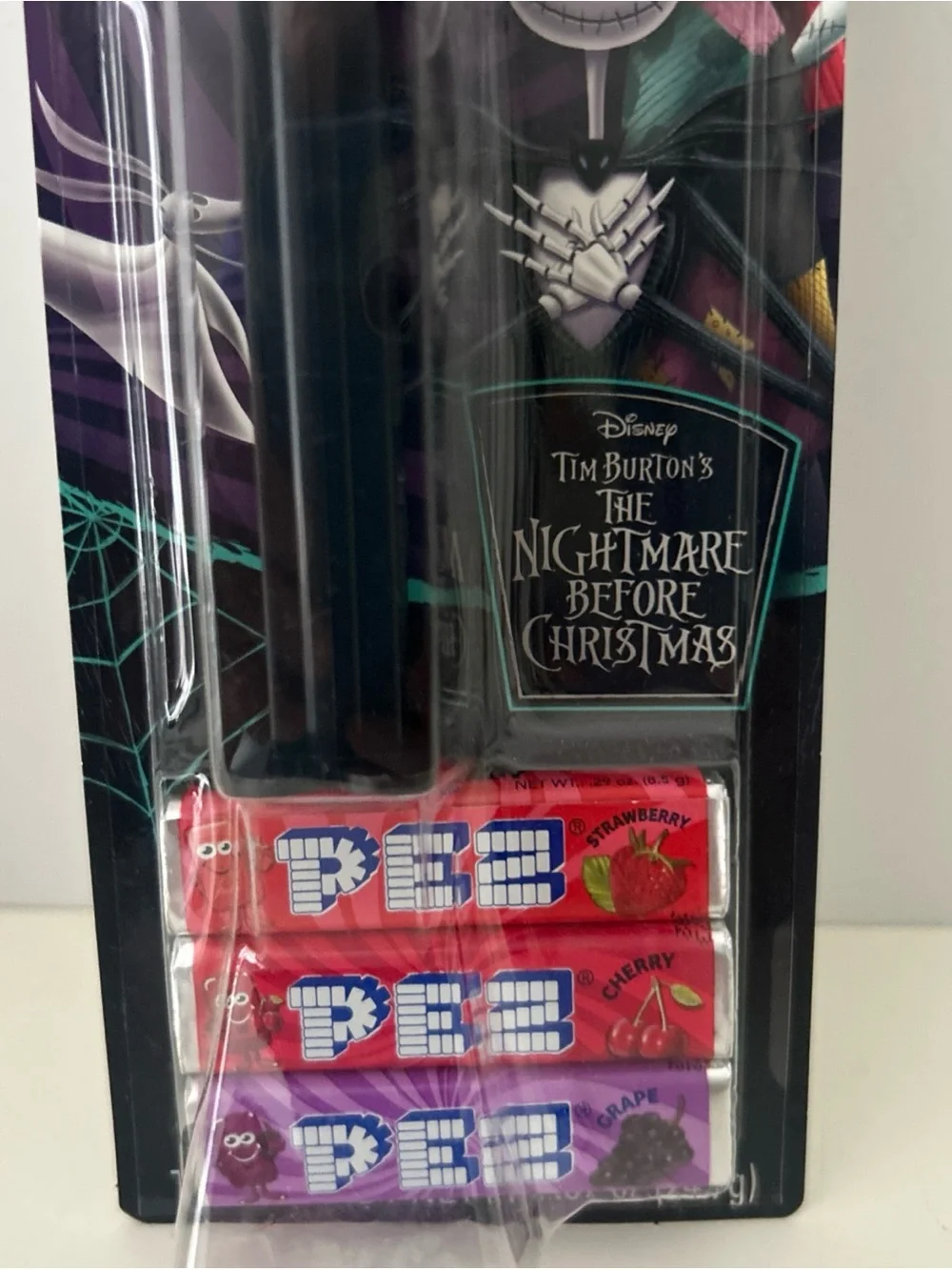 PEZ The Nightmare Before Christmas Jack Skellington, Sally & Zero Dispenser Set